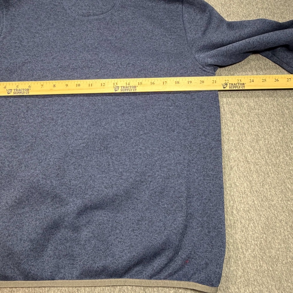 L.L.Bean Men’s Medium Slightly Fitted Sweater Fleece Pullover 1/4 Snap Pullover - Picture 6 of 6